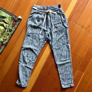 Free people paper bag pants